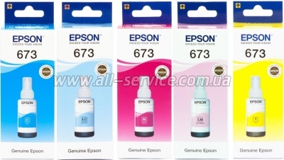 ����� ������ Epson 673 Epson L800 C/M/Y/LC/LM (SET673C/M/Y/LC/LM)
