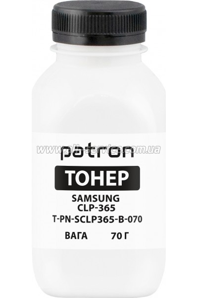 Тонер Patron Samsung CLP-365 бутль 70г Black (PN-SCLP365-B-070) Тонер Patron Samsung CLP-365 бутль 70г Black (PN-SCLP365-B-070)