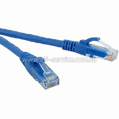  ATCOM UTP, RJ45, Cat.5e patchcord molded, 15m, blue (9168)