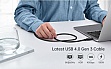 ���� ������ USB-C to USB-C 0.8m USB4 40Gbps PD 100W 8K60Hz Choetech (XCC-1028-BK)