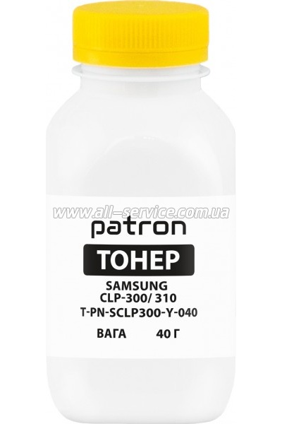 Тонер Patron Samsung CLP-300/ CLP-310 бутль 40г Yellow (PN-SCLP300-Y-040) Тонер Patron Samsung CLP-300/ CLP-310 бутль 40г Yellow (PN-SCLP300-Y-040)
