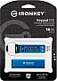 Флешка Kingston 16GB IronKey Keypad 200 Blue USB 3.2 (IKKP200/16GB) Флешка Kingston 16GB IronKey Keypad 200 Blue USB 3.2 (IKKP200/16GB)