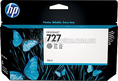  HP 727 DesignJet T1500/ T920 Gray, 130 ml (B3P24A)