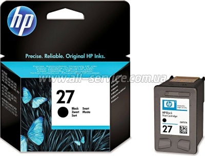 Картридж HP №27 DJ332x/ 342x black (C8727AE) Картридж HP №27 DJ332x/ 342x black (C8727AE)