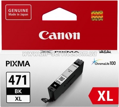  Canon CLI-471XL PIXMA MG5740/ MG6840 Black (0346C001)