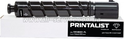 - PRINTALIST imageRUNNER C1225/ 1225iF  Canon 034/ 9454B001 Black (9454B001-PL)