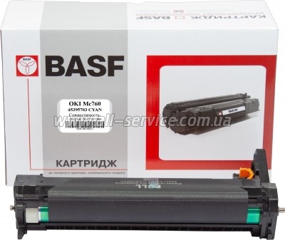 ����-�������� BASF OKI MC760/ 770/ 780 ������ 45395703 Cyan (BASF-DR-780DC)