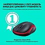 Logitech M185 red (910-002240)