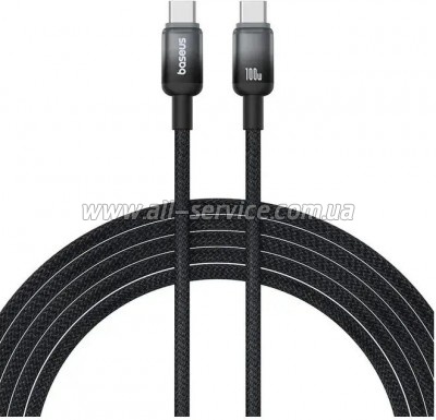 ���� ������ USB-C to USB-C 1.0m 100W black Baseus (P10374902111-00)