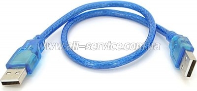 ���� ������ USB 2.0 AM/AM 0.3m blue Ritar (YT-AM/AM-0.3TBL)