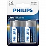  Philips D LR20 Ultra Alkaline * 2 (LR20E2B/10)