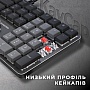  GamePro MK145R Red Swich Low Profile USB Dark Gray (MK145R)
