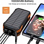 Батарея универсальная Choetech 10000mAh solar Black/ Orange (B659-OR) Батарея универсальная Choetech 10000mAh solar Black/ Orange (B659-OR)