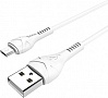 ���� ������ USB 2.0 AM to Micro 5P 1.0m 2.4A PVC X37 white HOCO (6931474710505)