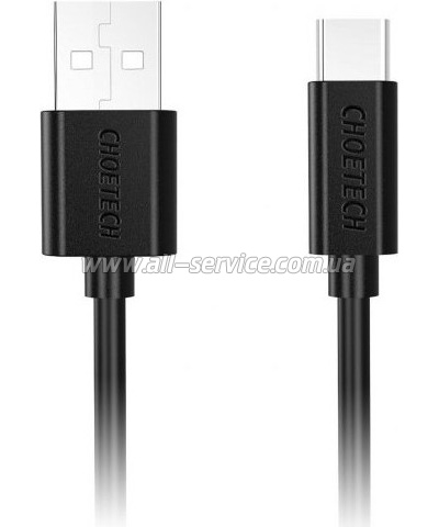 ���� ������ USB 2.0 AM to USB-C 1.0m Choetech (AC0002)