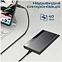 ���� ������ USB-C to USB-C 1.0m Promate (powerbolt240-1m.black)