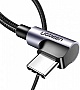 ���� ������ USB 2.0 AM to USB-C 3.0m 3A 90� corner US176 black Ugreen (70875)