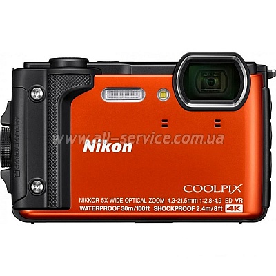   NIKON Coolpix W300 Orange (VQA071E1)