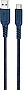 ���� ������ USB 2.0 AM to USB-C 1.0m 3A nylon X59 blue HOCO (6931474744944)