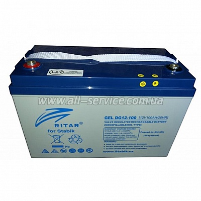     Ritar GEL RITAR DG12-100. 12V-100Ah (DG12-100)