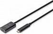 ���� ������ USB-� to USB-C 5.0m M/F USB3.2 Gen2 Active 10G Digitus (DA-73112)