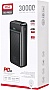 Батарея универсальная XO 30000mAh, PD/65W for laptop, QC/22.5W, black (PR201_Black) Батарея универсальная XO 30000mAh, PD/65W for laptop, QC/22.5W, black (PR201_Black)