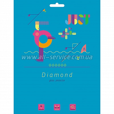   JUST Diamond Glass Protector 0.4mm for iPad mini 1/2/3 (JST-DMDGP-IPDM2)