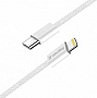 ���� ������ USB-C to Lightning 2.0m PD 27W braided gray ColorWay (CW-CBPDCL068-GR)