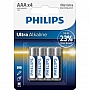  Philips AAA LR03 Ultra Alkaline * 4 (LR03E4B/10)