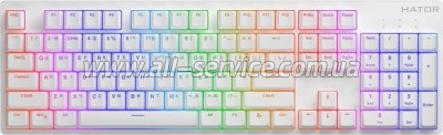  Hator Rockfall 2 Mecha Orange USB White (HTK-711)