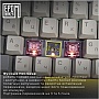  Epomaker Shadow-X 70 Flamingo Switch Hot-Swap LCD Screen RGB Wireless/Bluetooth/USB UA Black (SHX-B-F)