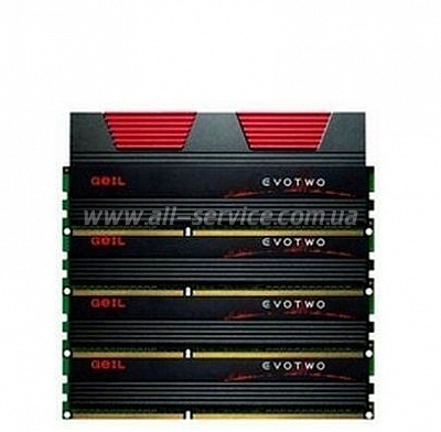  DDR3 16Gb PC14900/1866 (4x4GB) CL9 Geil EVO TWO (GET316GB1866C9QC)