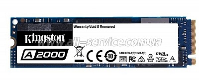 SSD  Kingston A2000 250GB NVMe M.2 2280 PCIe 3.0 x4 3D NAND TLC (SA2000M8/250G)
