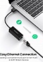������� USB 2.0 AM to RJ45 Ethernet 100Mbps CR110 Ugreen (20254)