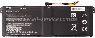 ����������� ��� �������� ACER Aspire 3 A314-33 (AP16M4J) 7.4V 4800mAh PowerPlant (NB410767)