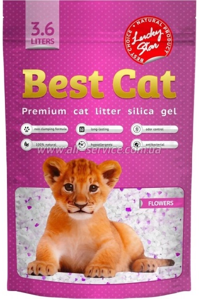    Best Cat  Pink Flowers 3.6  (4820281500299)
