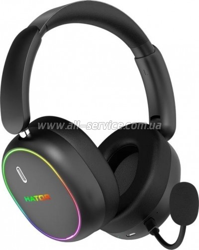  Hator Phoenix 2 Wireless Hi-Res SyncHUB connection Black (ESH40)