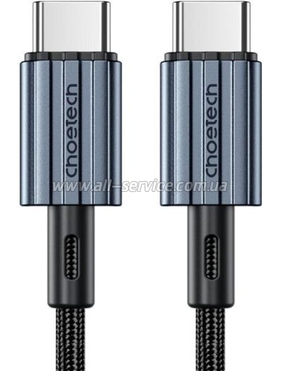���� ������ USB-C to USB-C 1.2m USB 2.0 60W Choetech (XCC-1014-BK)
