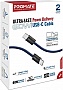 ���� ������ USB-C to USB-C 2.0m Promate (ecoline-cc200.navy)