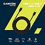 Дата кабель USB-C to USB-C 2.0m 100W 20V/ 5A black Canyon (CNS-USBC12B) Дата кабель USB-C to USB-C 2.0m 100W 20V/ 5A black Canyon (CNS-USBC12B)