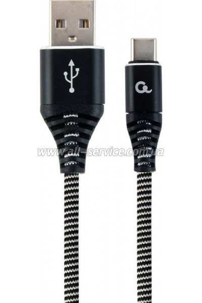 ���� ������ USB 2.0 AM to USB-C 1.0m Cablexpert (CC-USB2B-AMCM-1M-BW)