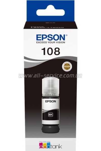 ��������� Epson 108 EcoTank L8050/ L18050 black (C13T09C14A)
