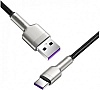 ���� ������ USB 2.0 AM to USB-C 1.0m Cafule Metal 66W black Baseus (CAKF000101)