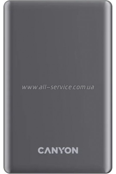   Canyon 10000mAh OnPower 510 slim Magsafe PD/20W Dark Grey (CNS-CPB510DG)