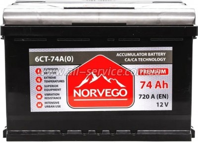   NORVEGO  Premium 74A + (0) (720 )