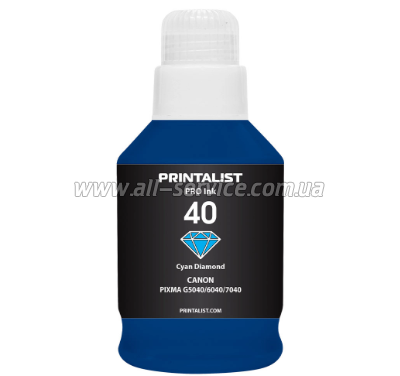  PRINTALIST GI-40 Canon G5040/ G6040 190 Cyan (PL40C)