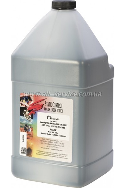  SCC OdysseySamsungCLP-360/ CLX-3300 Black 1000/  (SAM406-1KG-KOS)