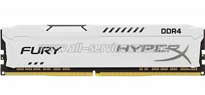  8Gb Kingston HyperX Fury DDR4 3466MHz White (HX434C19FW2/8)
