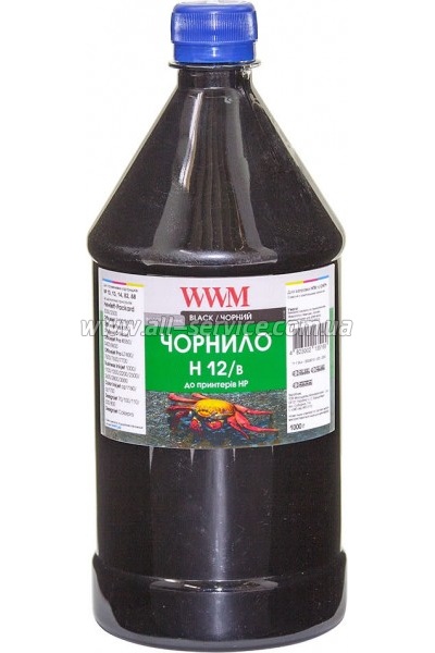  WWM HP 10/ 11/ 12 1000 Black  (H12/B-4)