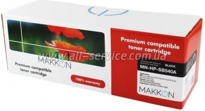  Makkon HP CLJ CP1215/ CP1515/ CM1312  CB540A Black (MN-HP-SB540A)